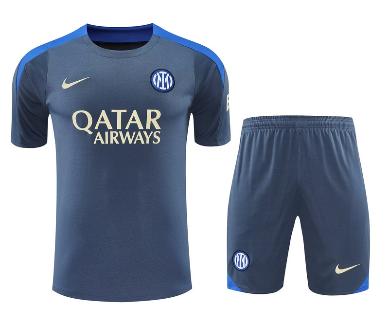 AAA Quality Inter Milan 24/25 Blue/Grey Training Kit Jersey